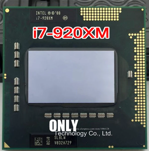 Бесплатная доставка INTEL I7 920XM 2 0 ГГц 3 8M SLBLW оригинальная версия процессора note book QM57