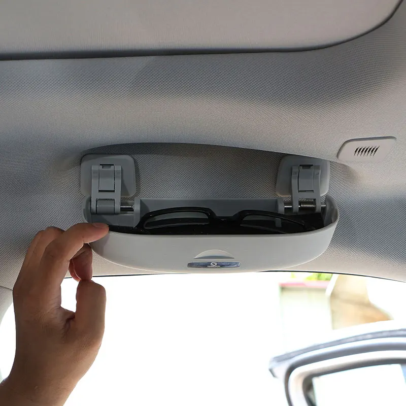 

Carmilla ABS Car Sunglasses Case Holder Glasses Box Storage Boxes for Jeep Renegade 2014 2015 2016 2017 2018 Parts Accessories