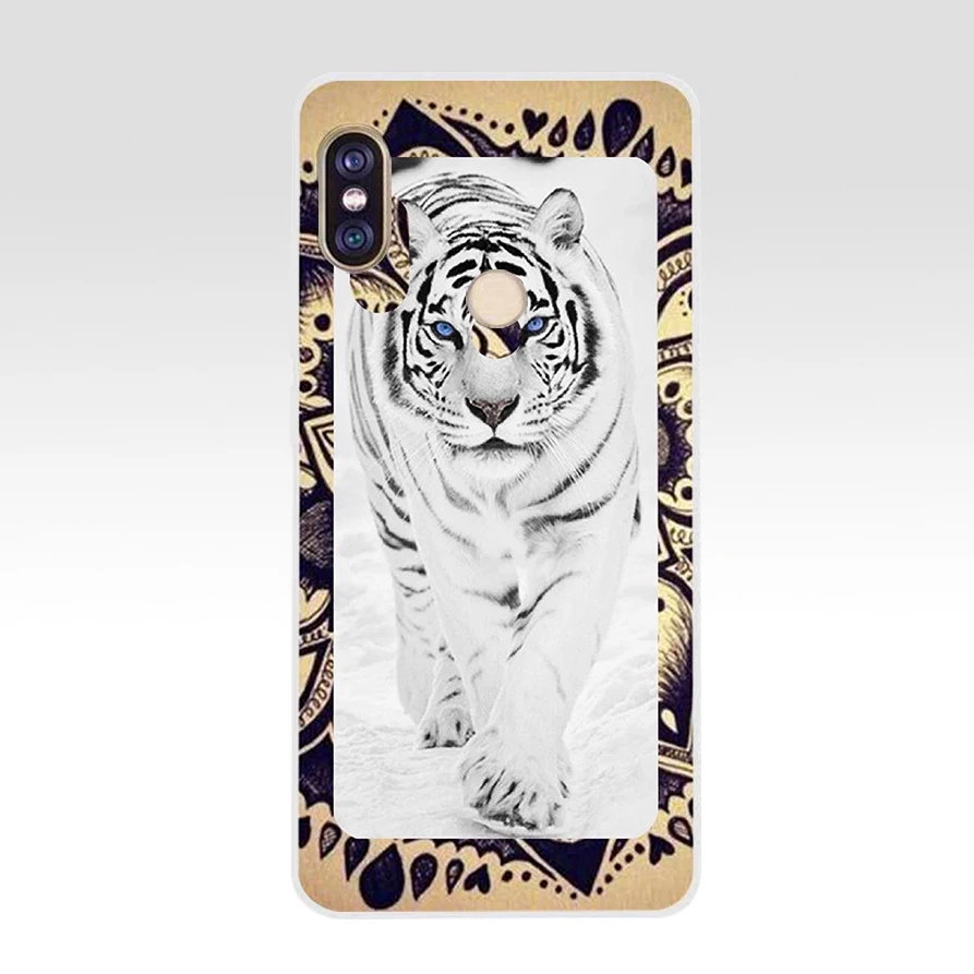59H Tiger's Soul Soft Silicone Tpu Cover phone Case for xiaomi redmi 6 pro 5 plus note 4 4x mi 8 | Мобильные телефоны и