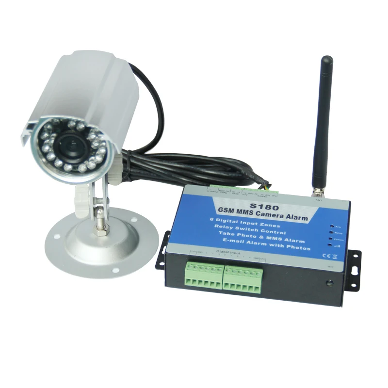 GSM MMS камеры контроллер S180 дистанционный переключатель PIR motion detector с IP тревогой sms