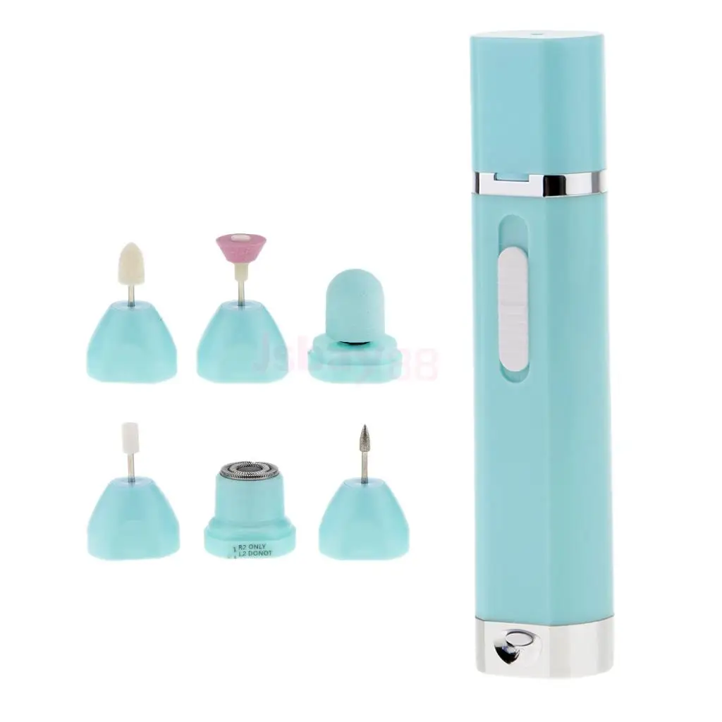 

9 in 1 Professional Nail File Salon Shaper Nail Art Care Tips Pen Style Electric Manicure Kit Nail Drill Buffers Tool