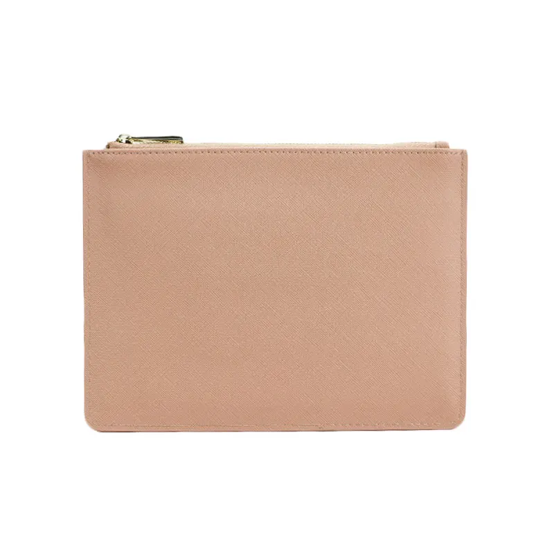Nude saffiano Монограммовые отдельные буквы для женщин PU saffiano сумка дамская веганская кожаная клатч Маленькая женская сумочка кошелек - Цвет: Nude saffiano
