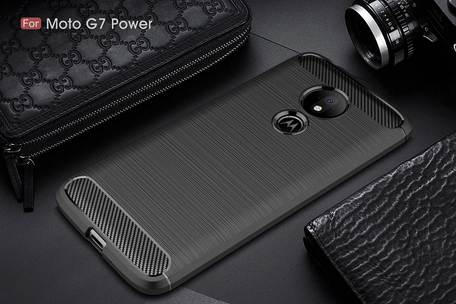 Для Motorola Moto G7 Power чехол для мягкий резиновый силиконовый защитный чехол-бампер