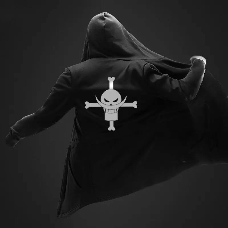 Аниме Толстовка одна деталь Япония Harajuku мужские черные толстовки хип хоп хлопок Толстовка уличная Мужская Студенческая ветровка одежда