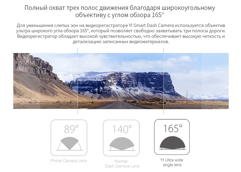 YI смарт-dash Камера видео Регистраторы Wi-Fi Full HD Видеорегистраторы для автомобилей Cam Ночное видение 1080 P 2," 165 градусов 60fps Камера для автомобиля Запись