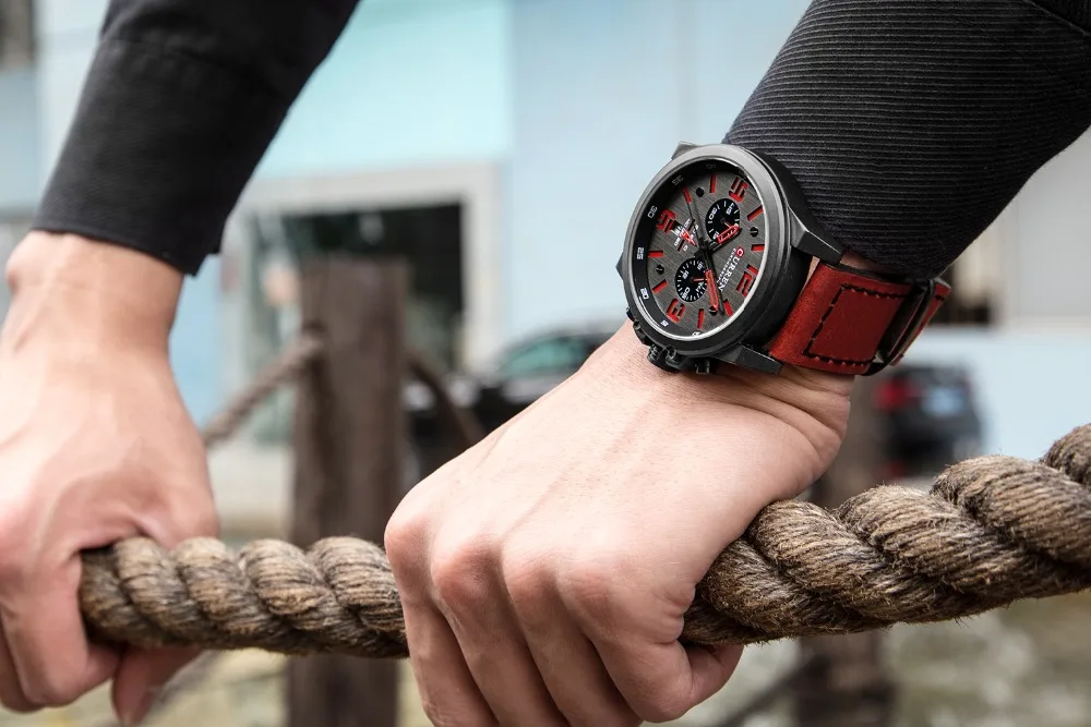 Relogio Masculino curren 8314 мужские часы Топ бренд класса люкс мужские военные спортивные наручные часы кожа кварцевые часы erkek saat