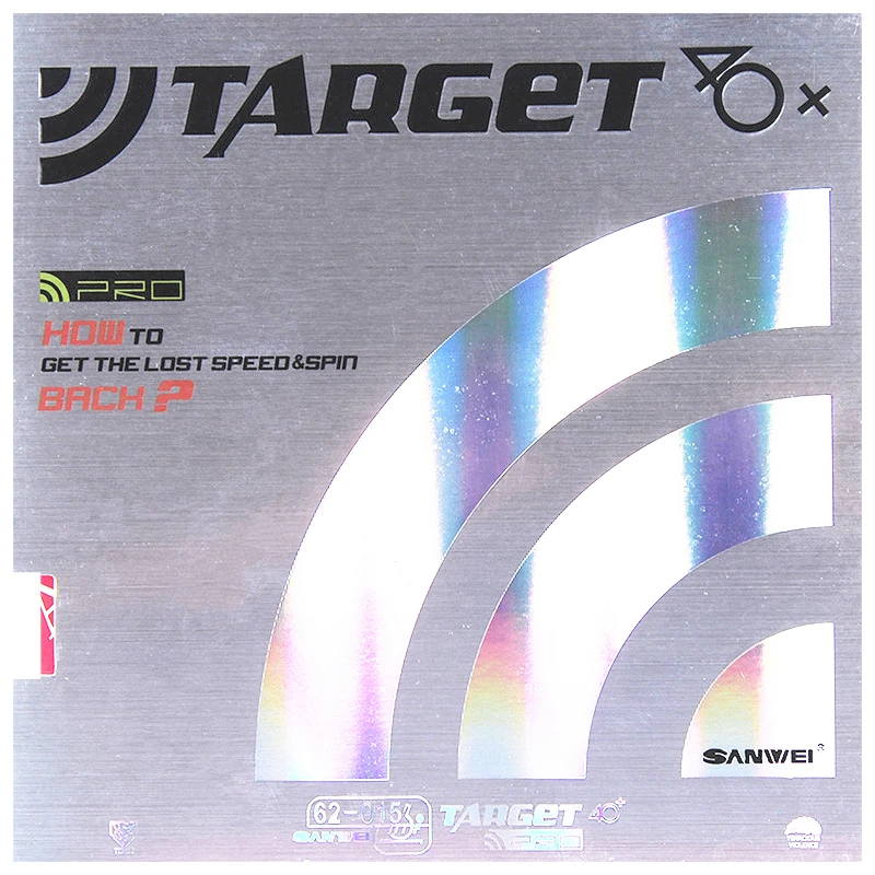 SANWEI TARGET Table Tennis Rubber PRO FX Europe 40+ антилипкий контроль спин пинг понг tenis de mesa