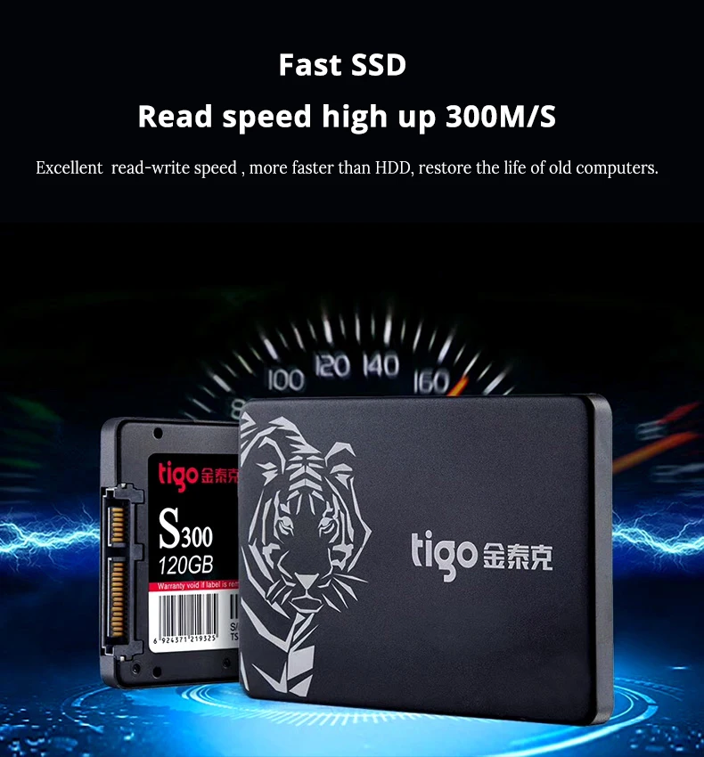 Tigo SSD 120 ГБ 240 ГБ 480 ГБ 2,5 SATA3 Faspeed емкость Внутренний твердотельный накопитель для настольного ноутбука HDD подарок SATA кабель
