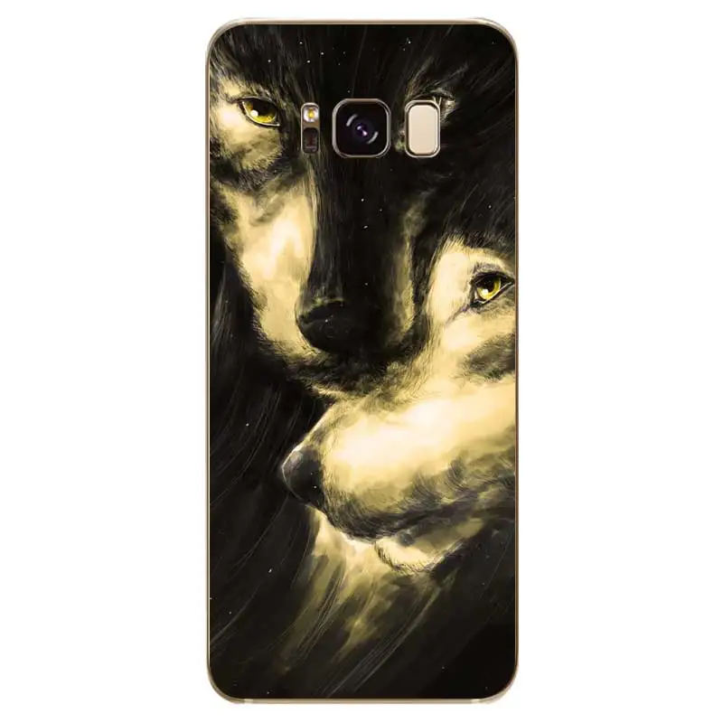 N468 Wolf Soft TPU Silicone Case For Samsung Galaxy A2 Core A6 A7 A8 A9 A10 A30 A40 A50 A60 A70 A8S A9S A20E Plus |