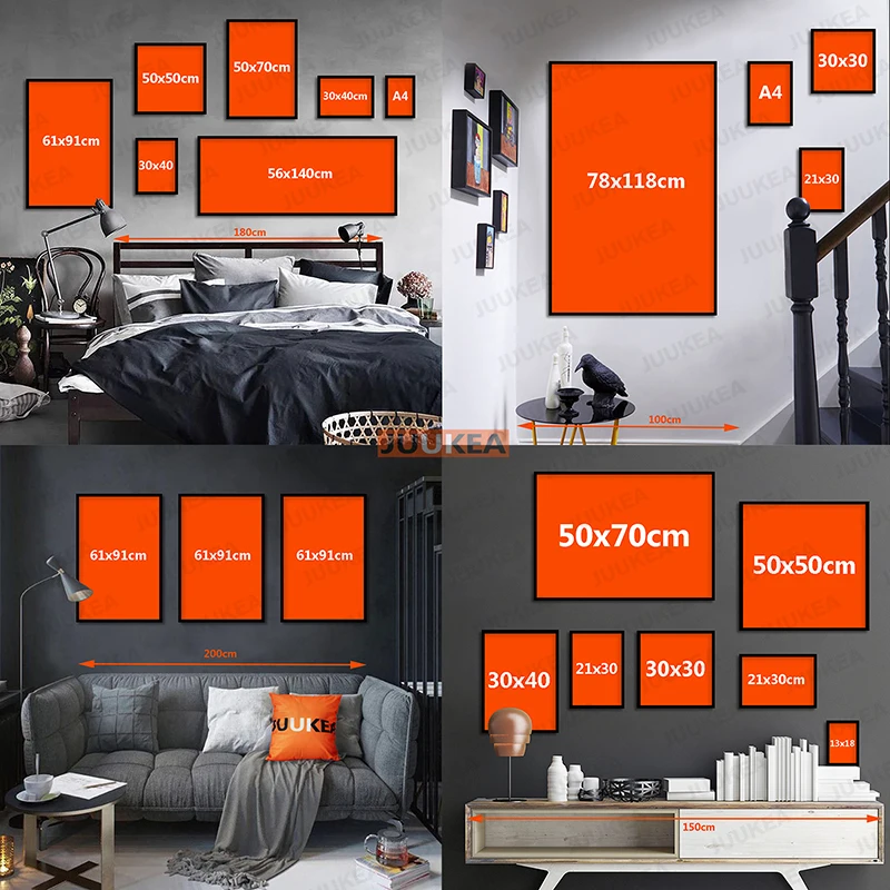 Американский Hipster граффити художник Плакаты иллюстрации Портрет Печать холст