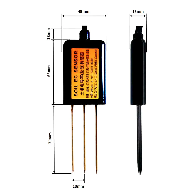 Быстрая доставка EC + H 0 2V/EC 4 20mA/EC RS485 MEC10 датчик проводимости почвы проводимость