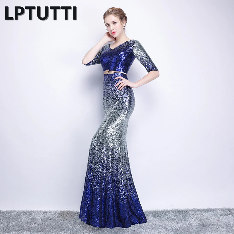 LPTUTTI блесток градиент Gratuating новый для женщин Элегантный Дата церемонии Выходные