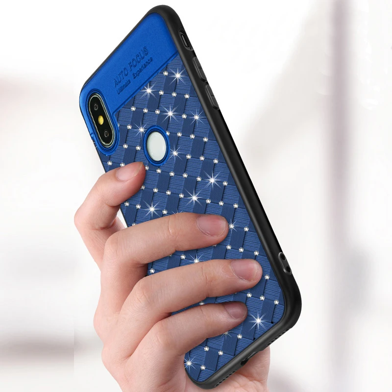 YonLinTan glitter diamond 3D coque cover case For Xiaomi MI 6X = A2 MIA2 xiomi on luxury back Phone silicone silicon ases |