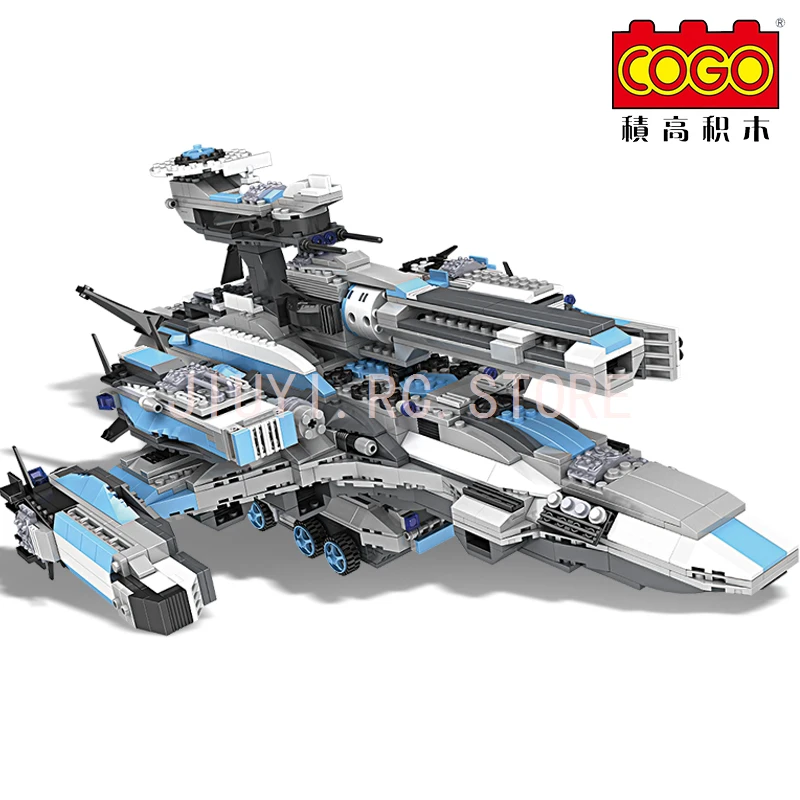 1526 шт. COGO15050 космический корабль развивающие игрушки строительных блоков для