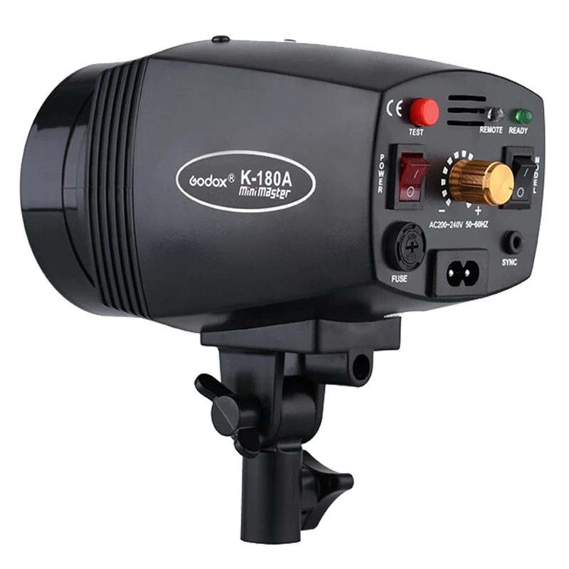 Студийный мини Стробоскоп Godox K180A светильник вспышка 180 Вт 45GN с функцией