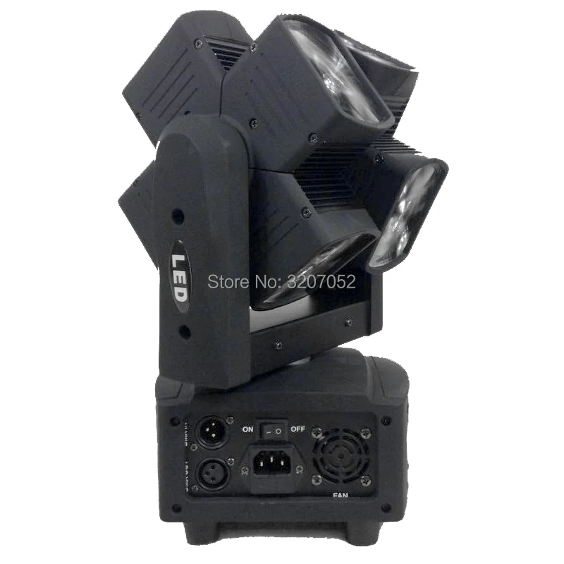 2 шт./лот nvincible огонь колесо 8x12 Вт RGBW 4 в 1 CREE Поворотная голова светового