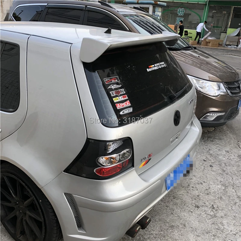 Спойлер для Volkswagen Golf 4 2003-2006 АБС-пластик Неокрашенный задний спойлер на крыло