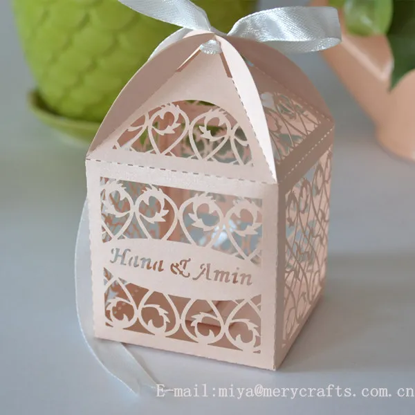 Креативная Золотая Серебряная лента лазерной резки свадебные подарки