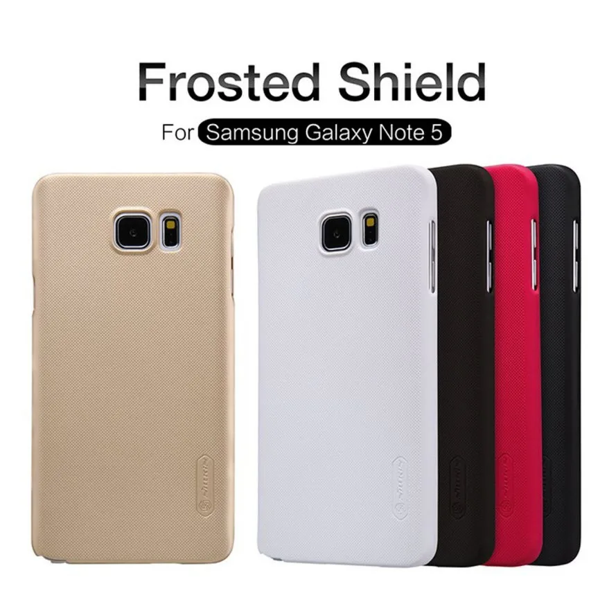 For Samsung Galaxy Note 5 case, Nillkin Super Frosted shield series hard PC back cover case for Samsung Galaxy Note5