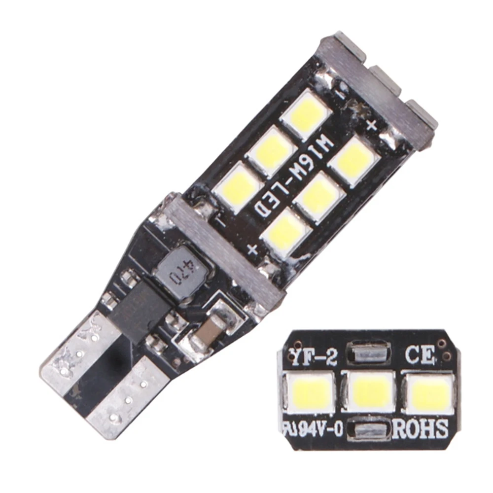 1 шт. светодиодный W16W T15 2835 15SMD Прохладный Canbus автомобильный обратный резервный