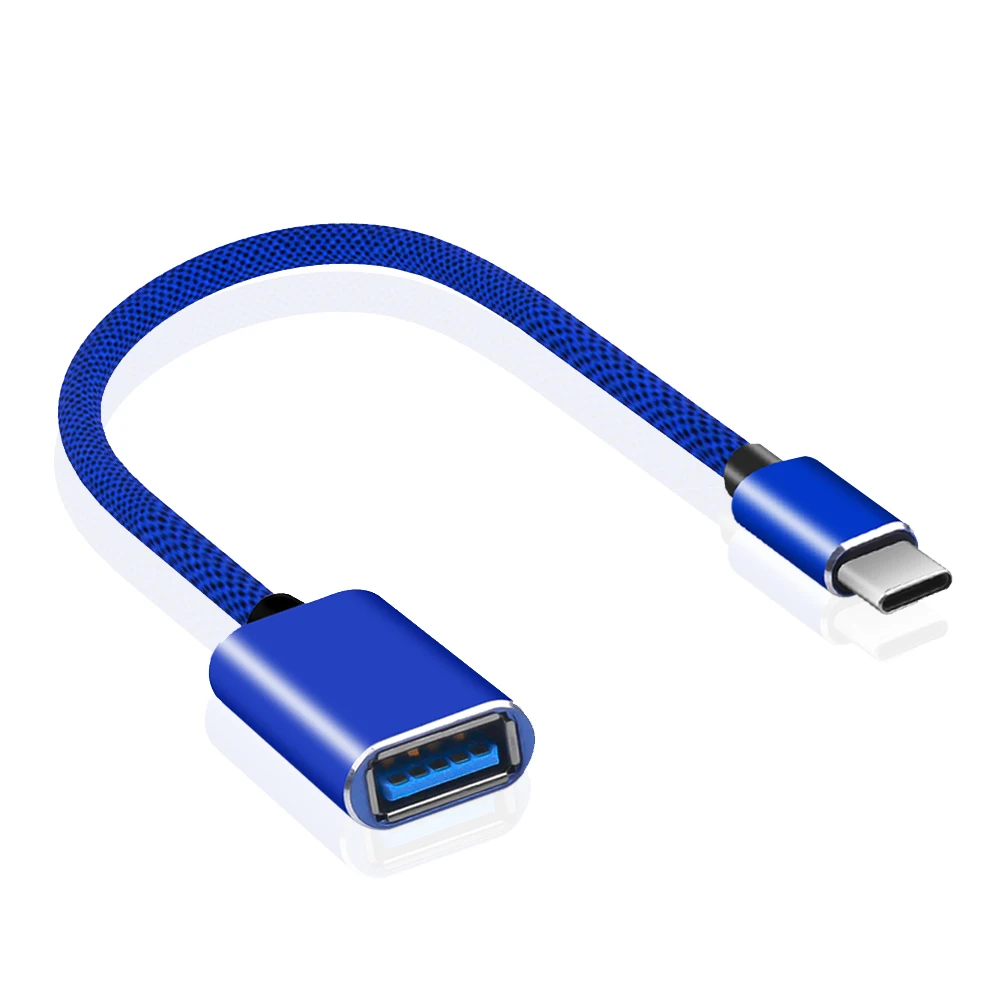 Быстрый USB C адаптер OTG кабель Type к 2 0 Thunderbolt 3 для Samsung Galaxy S10 S9 S8 Note 8|Переходники и