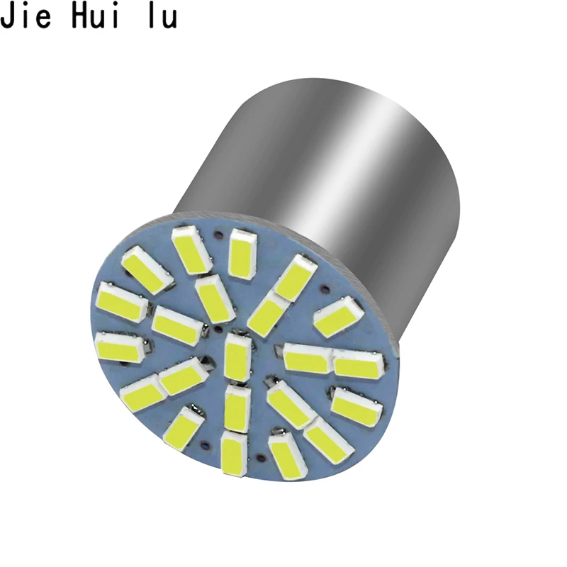 Лидер продаж 12V 1156 1157 22SMD P21W BA15S BAY15D светодиодный автомобильная лампа авто передний стоп-сигналы поворота фонари Габаритные светодиодные лампы накаливания