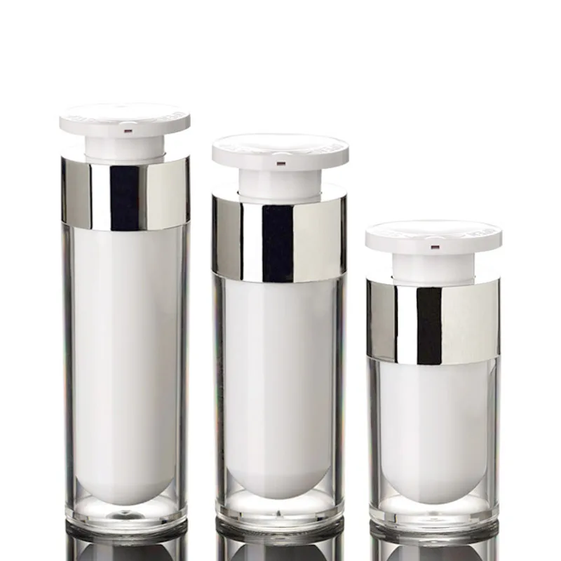 10pcs empty 30ml airless bottle emulsion for eye cream pressed acrylic Vacuum |
