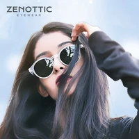 zenottic fashion polarized sunglasses round frame sun glasses for women driving polaroid uv400 sunglasses vintage eyewear shades