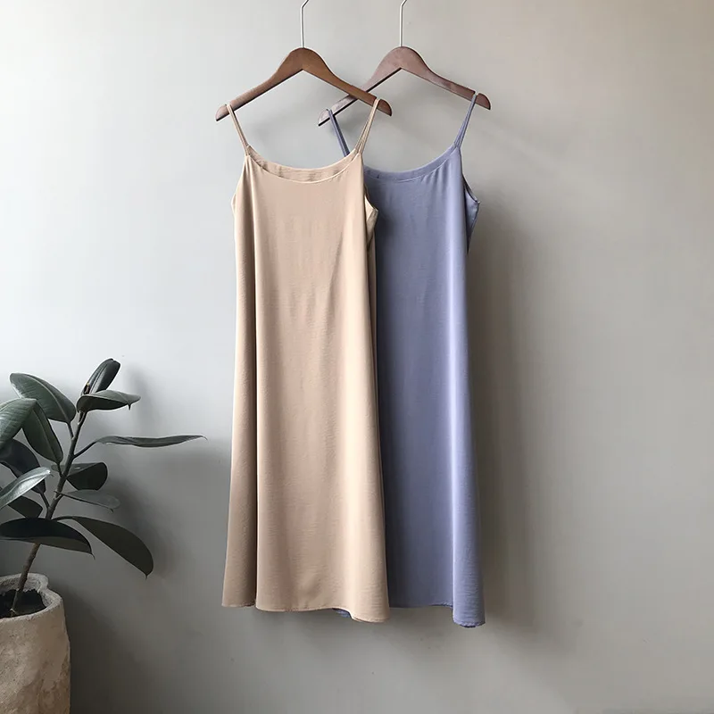 Ordifree Summer Women 2 Piece Set Dress Spaghetti Strap Long Slip Dress Boho Floral Print Blouse Shirt Top