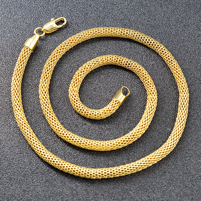 

ZEA Dear Jewelry Classic Jewelry Snake Chain Necklace For Women Fashion Necklace For Wedding Jewelry Findings Hot Selling Chain