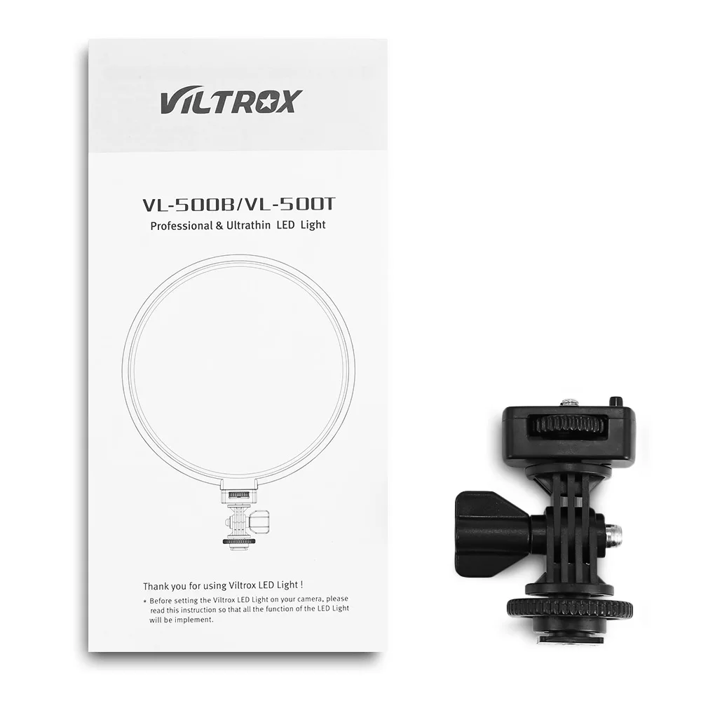 VILTROX VL 500 T светодиодный свет с регулируемой яркостью 3300 5600 K для