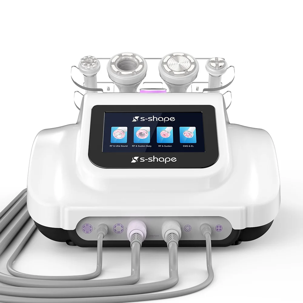 

S Shape Cavitation 30KHZ Weight Loss Machine Vacuum RF Slimming BIO And E-LIGHT Face Wrinkle Remove Skin Rejuvenation Machine