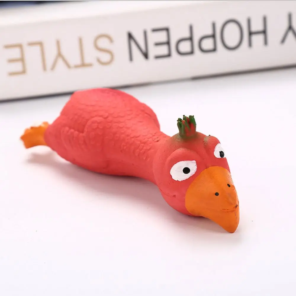 Латексные игрушки для животных в форме птицы пищащие собак кошек щенков звук