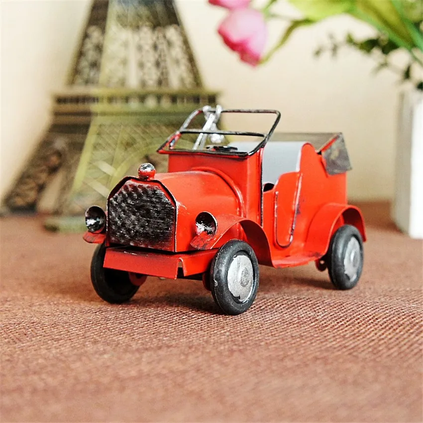 Бесплатная доставка (3 шт./лот) многоцветный Мини Ретро модель автомобиля