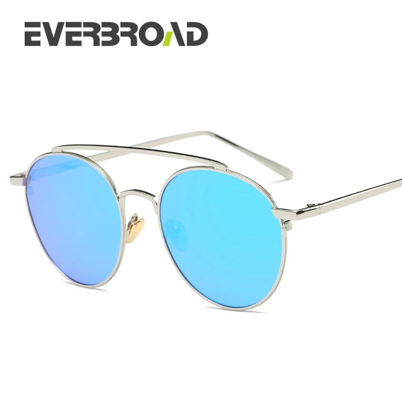 

2017 EVERBROAD Most Hot Dreamlike Lady Sunglasses Hollywood Blue Sunglasses Women EV2701