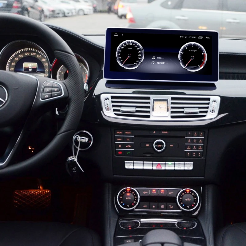 Автомобильный монитор Android 7 1 10 25 &quot4G + 64G навигатор для Benz CLS 2012 до 2015 Авто Радио