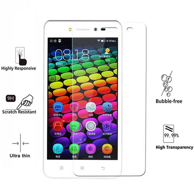 Закаленное стекло для экрана Lenovo K3 Note K5 A1000 A2800 A2010 A6000 S90 Vibe Shot Z90 P70 P780 P1 P1m C2 защитная