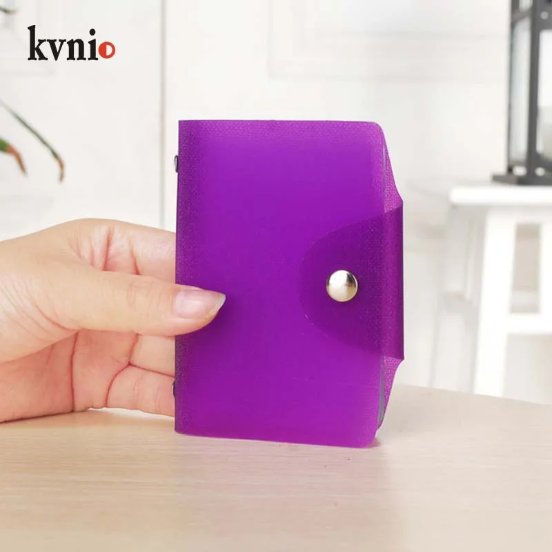 KVNIO 2018 New Candy colors Slim ID/Credit Card Holder Pocket Wallet 9 Color Multi-card Package 24 Slots For Men and Women | Багаж и сумки