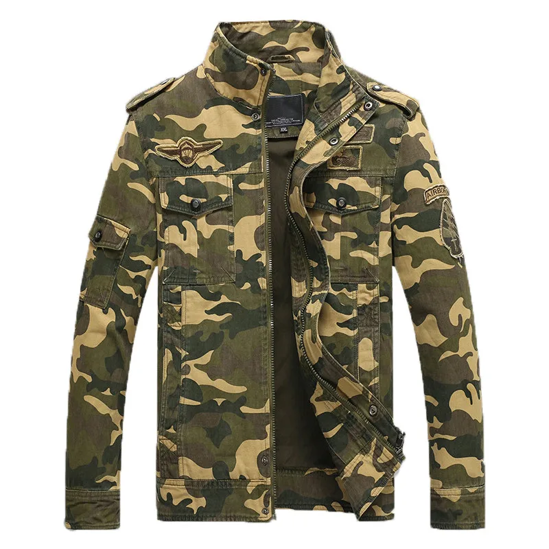 4XL Мужская камуфляжная тактическая куртка американского армейского стиля