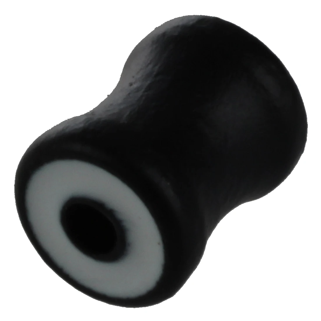 Новинка 1 пара белая полоса черные деревянные беруши манометры тоннели пирсинг