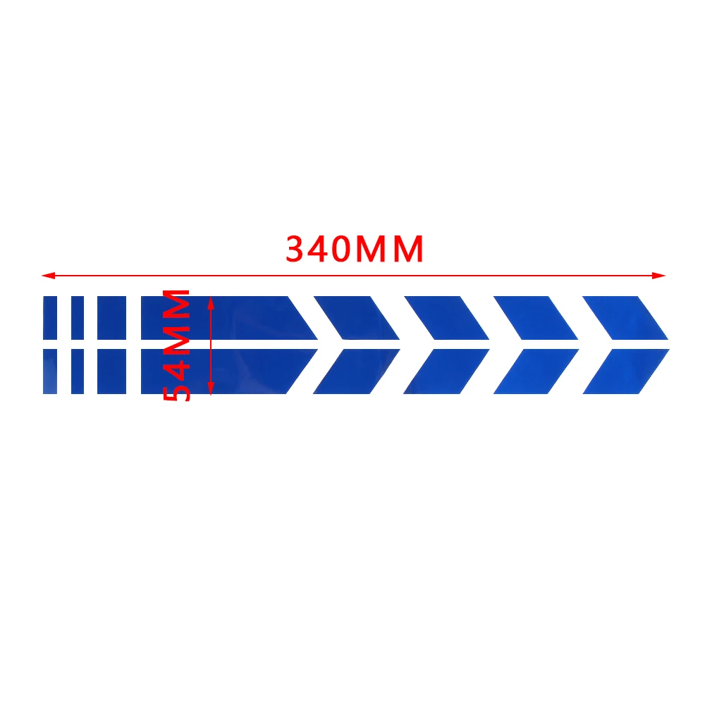 Motorcycle Reflective Sticker Wheel Fender Warning Arrow Decals for HONDA CBR250R VFR 1200 F ST 1300 Black SpiRit NC750 S X | Автомобили и