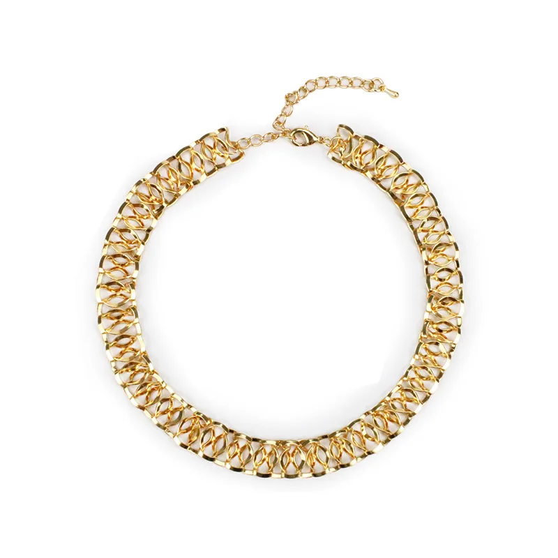 SMTNEK New Promotional Fashion Metal Chain Collar Female Hip-hop Punk Creative Necklace :0 | Украшения и аксессуары