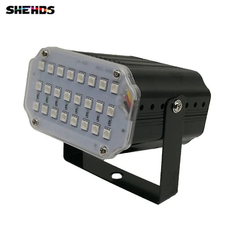 

Cheapest Price 4PCS LED 24x1W RGB Strobe Flash Light Aluminum Body StageDJ Disco for family Party