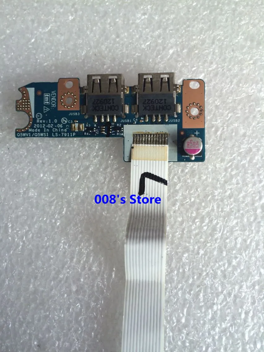 USB 2 0 доска LS-7911P кабель Разъем для Acer Aspire E1-521 E1-531 E1-571 5750 5750g 5755 5755G 5350 5350G P253-E Q5WS1 V5WC1 |