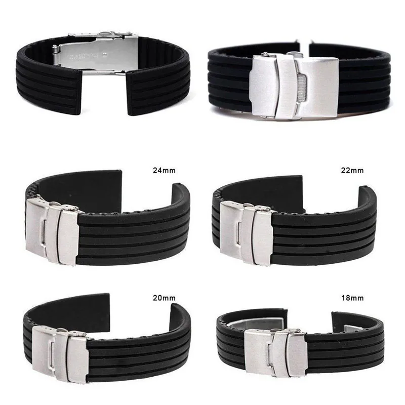1 шт. ремешок для наручных часов 18 24 мм|deployment buckle|watch strap bandstrap band |