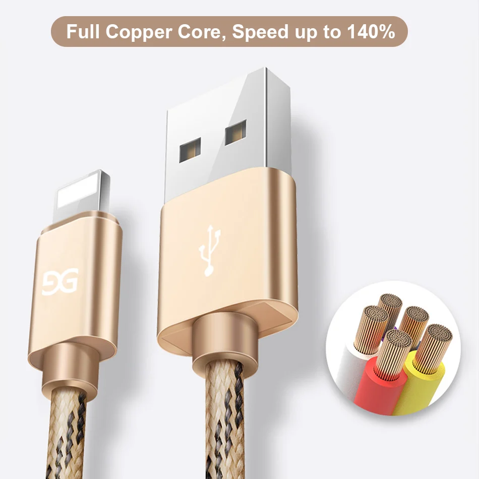 USB кабель для iPhone, быстрый Микро зарядный кабель для Samsung, Huawei, Xiaomi, дата-кабели для iPad, мобильный телефон, быстрое зарядное устройство, шнур