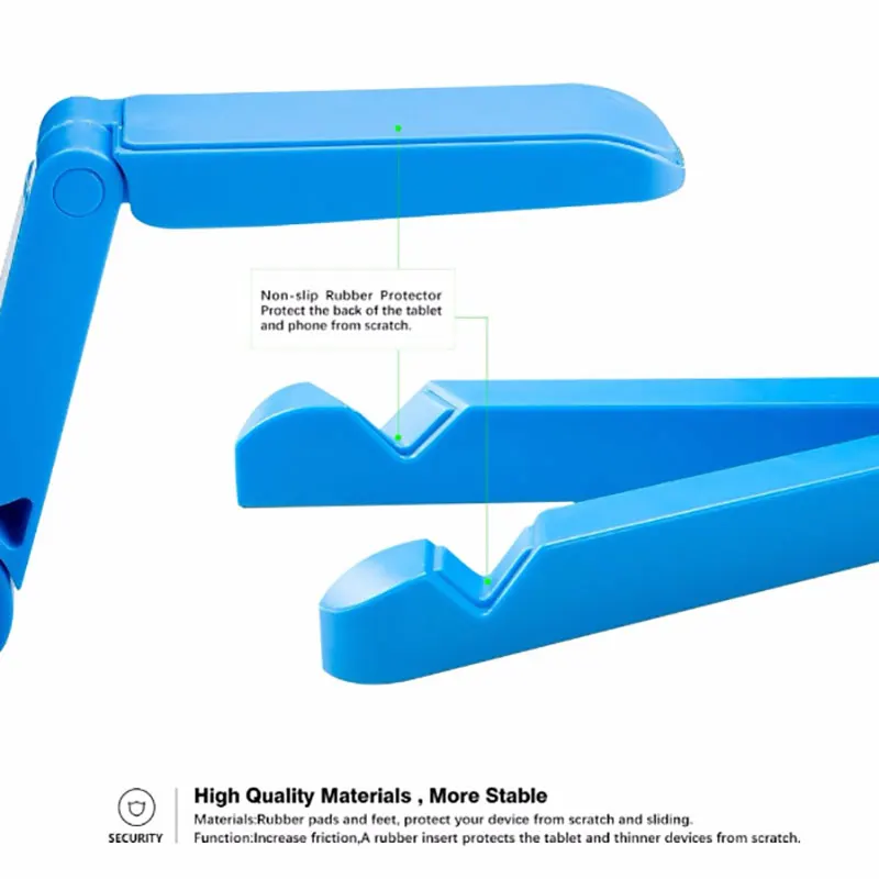 Pushingbest Foldable flat triangular Phone holder Adjustable F1 Tablet PC lazy folding bracke Stand Holder for iphone iPad 2 | Мобильные