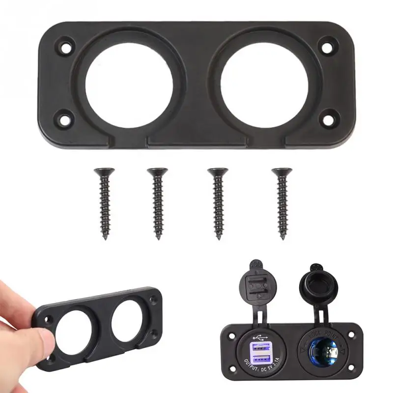Dual Car Motorcyle Panel Cigarette Lighter Voltmeter Marine USB Power Boat DIY Sockets With Screw 10A | Автомобили и мотоциклы