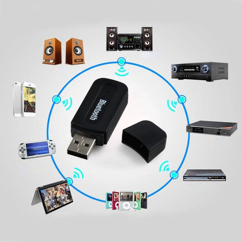 Беспроводной адаптер с Bluetooth Mini USB 2 1 музыка bluetooth аудиоресивер приемник