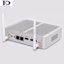 Dual LAN Dual HDMI Mini PC Intel Celeron N3150 Quad Core HTPC Fanless Desktop PC with 8GB RAM 256GB SSD Wifi Windows 10